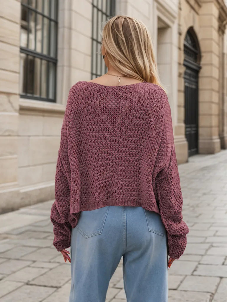 Pull à col rond