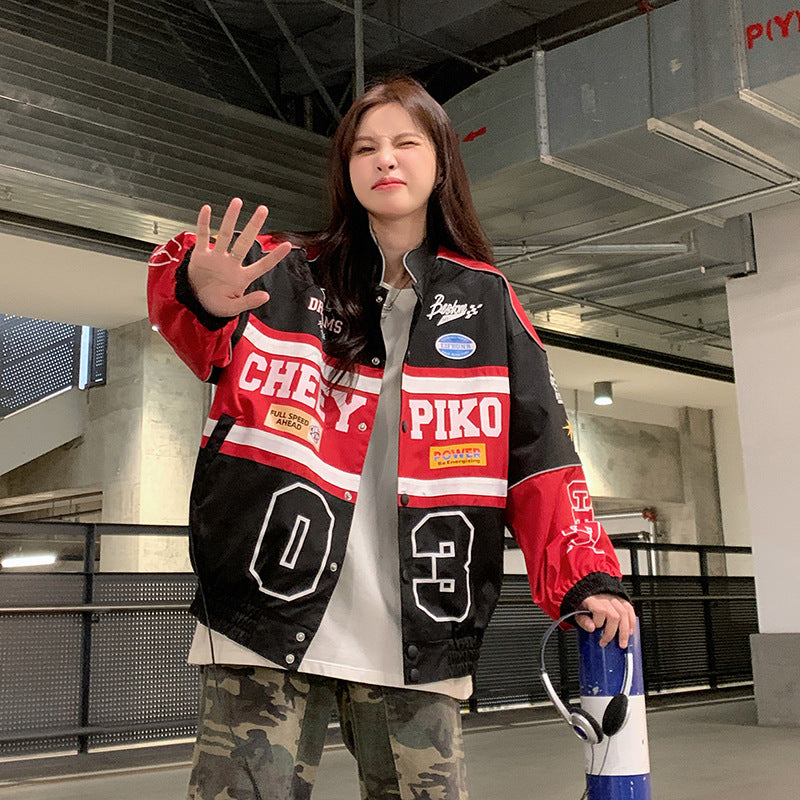 Veste rétro motard
