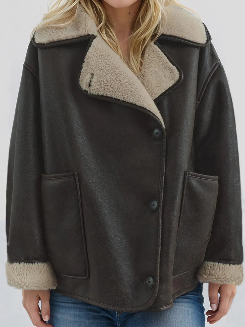 Veste en peluche