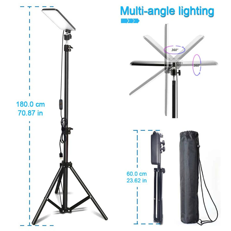 Lampe LED portable avec trépied