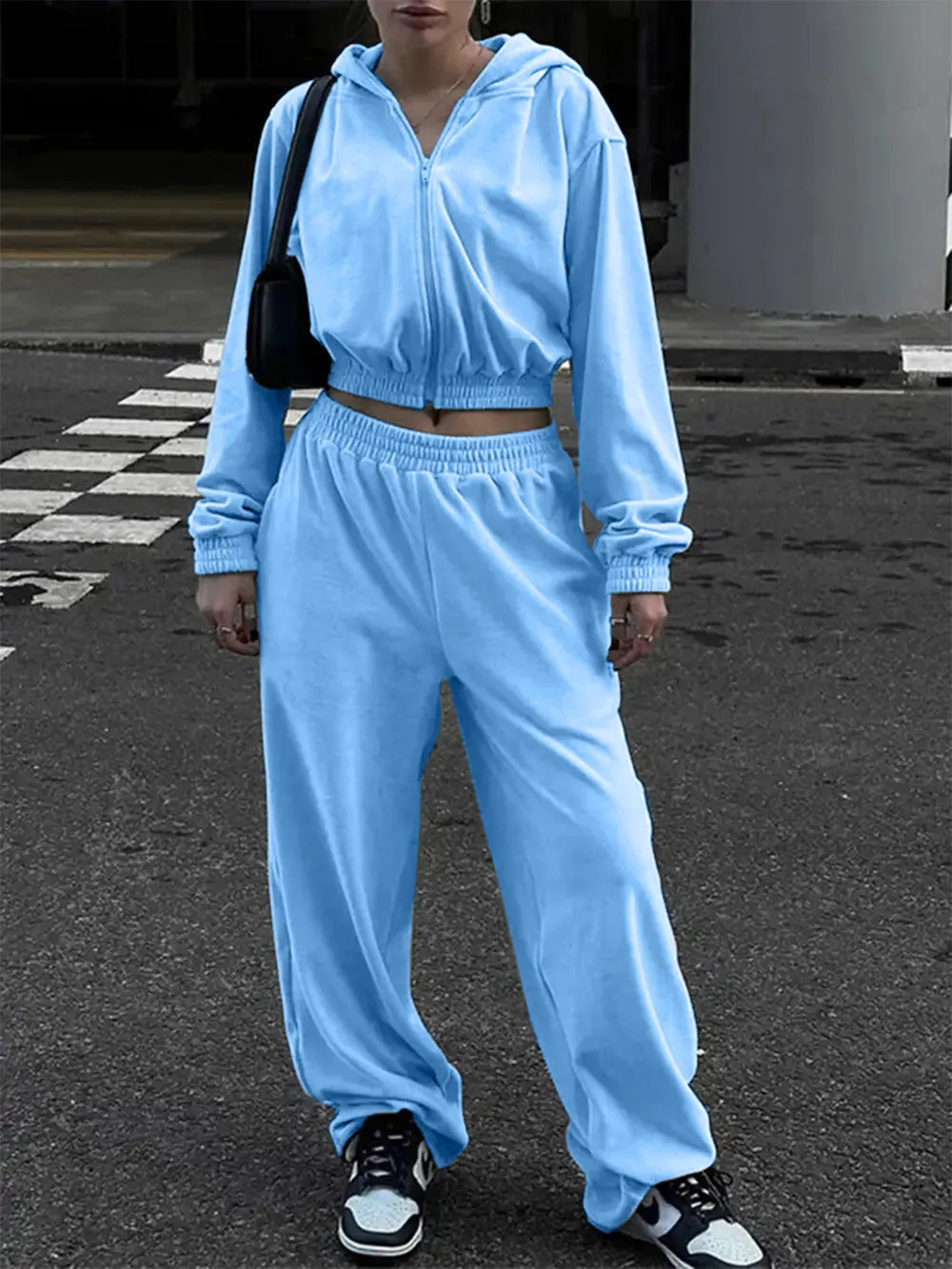 Ensemble sweat zippé et pantalon