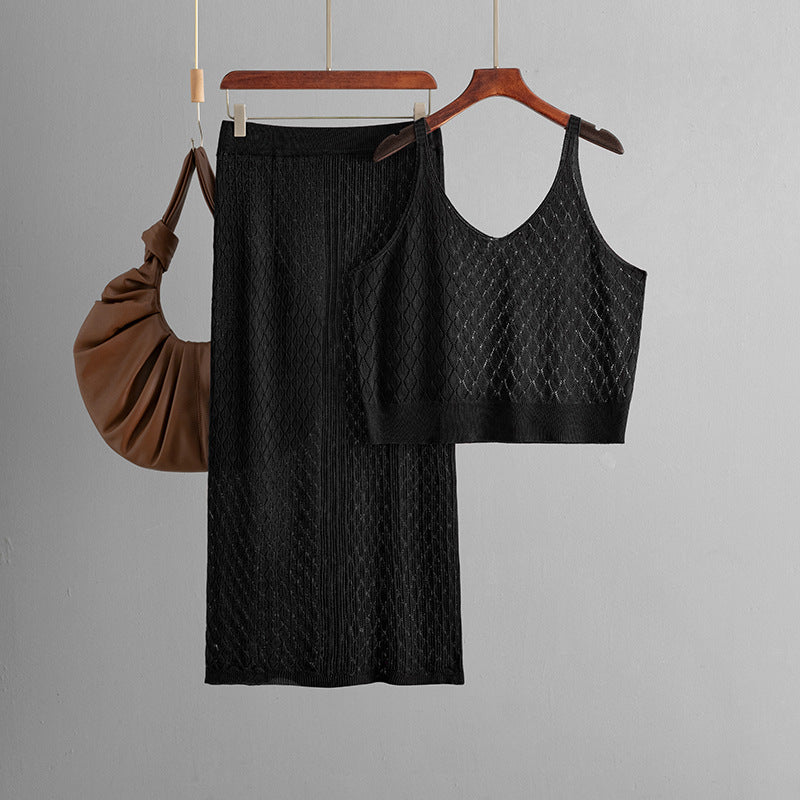 Ensemble jupe et top à bretelles