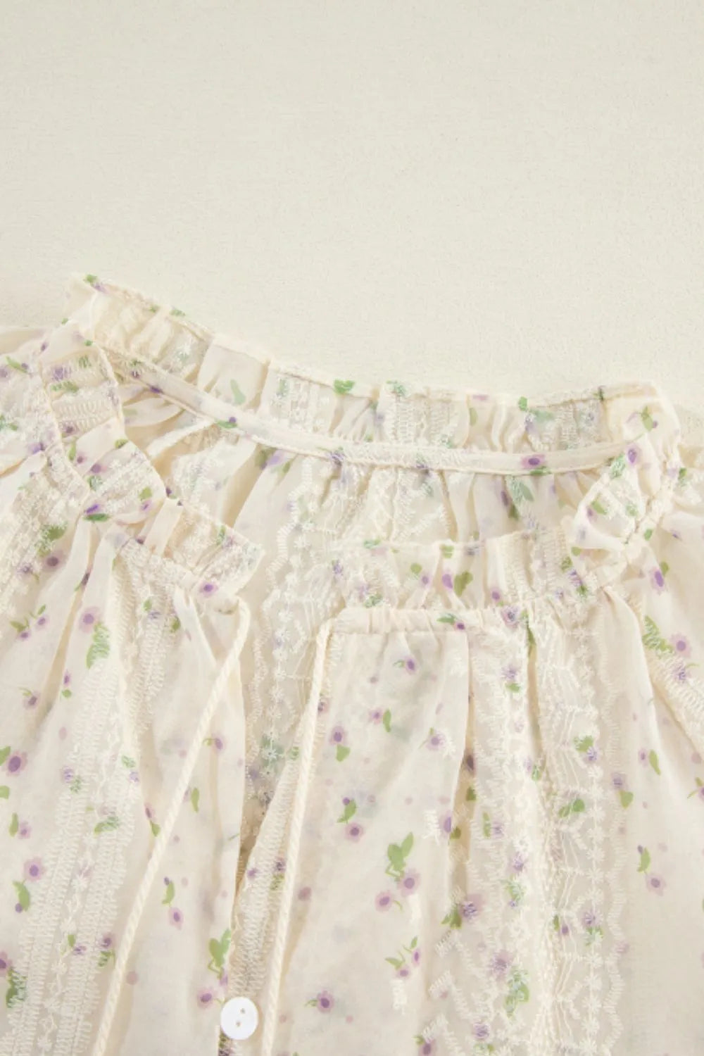 Blouse à fleurs