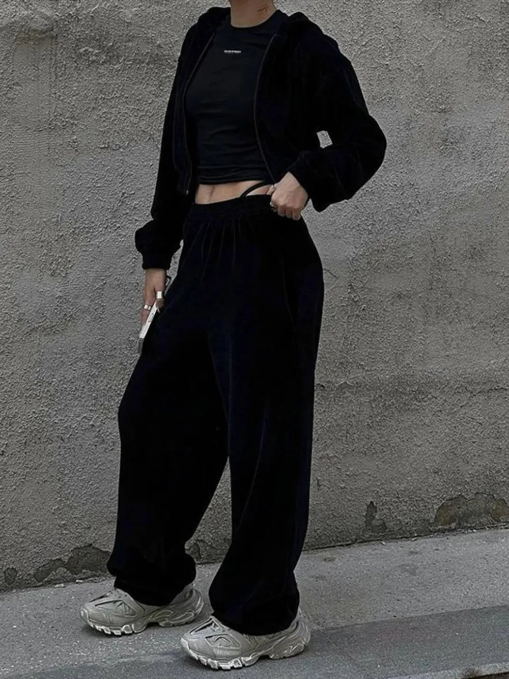 Ensemble sweat zippé et pantalon