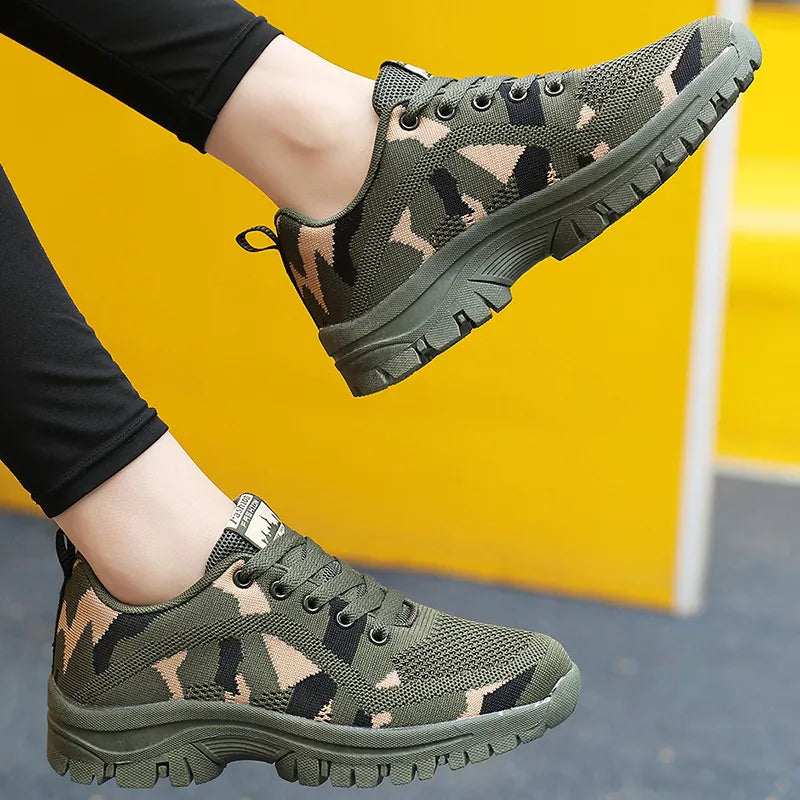 Baskets camouflage respirantes