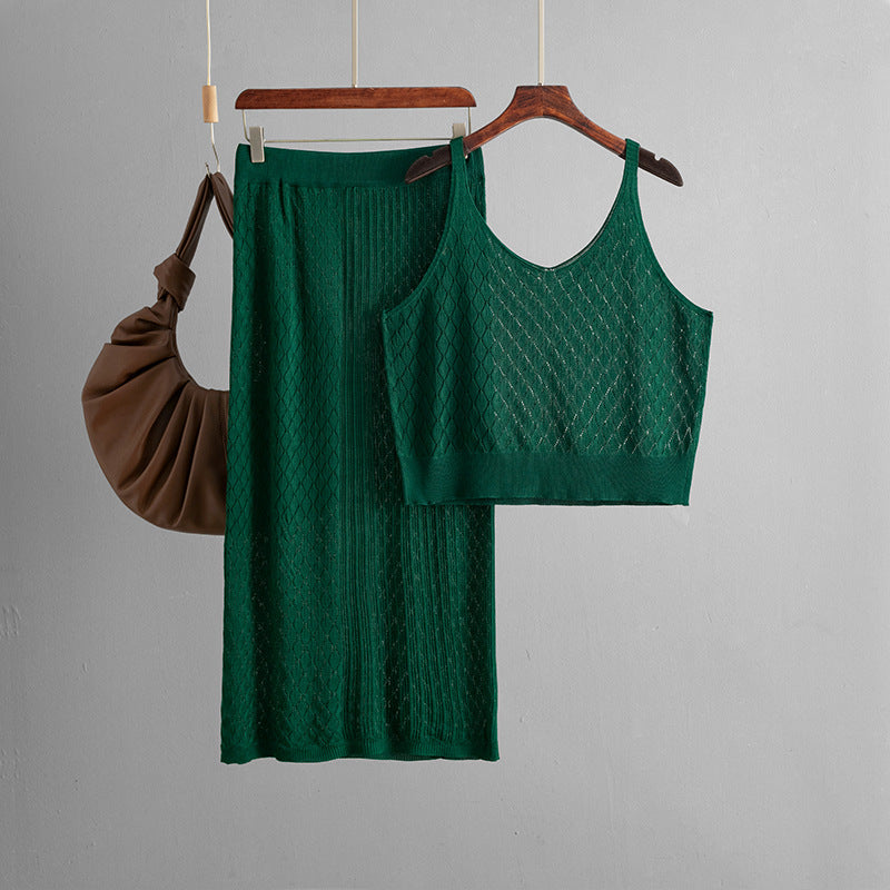 Ensemble jupe et top à bretelles