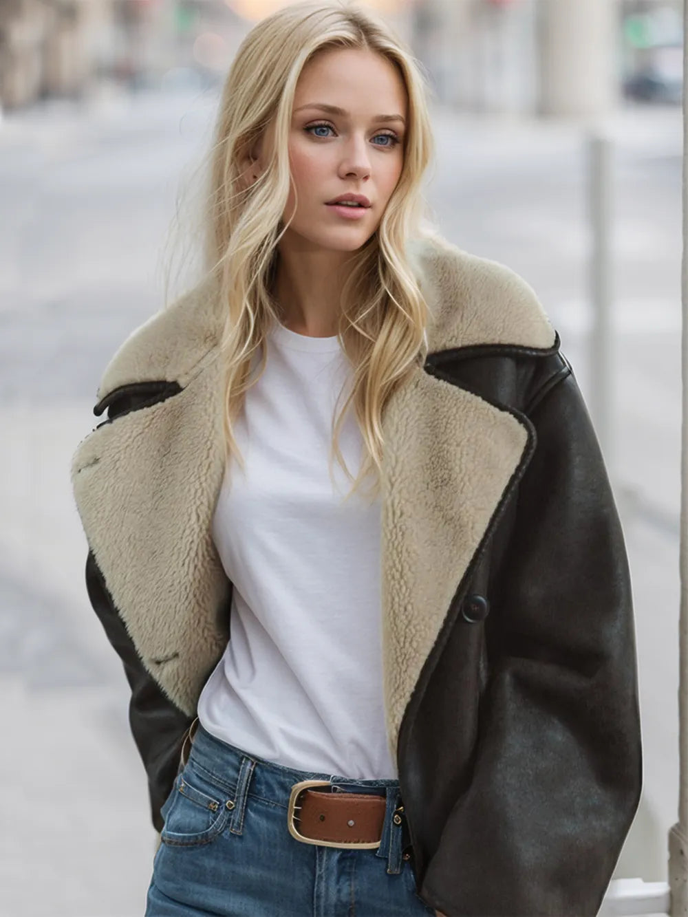Veste en peluche