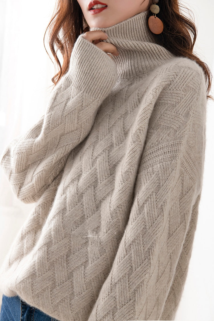 Pull col roulé Aurora