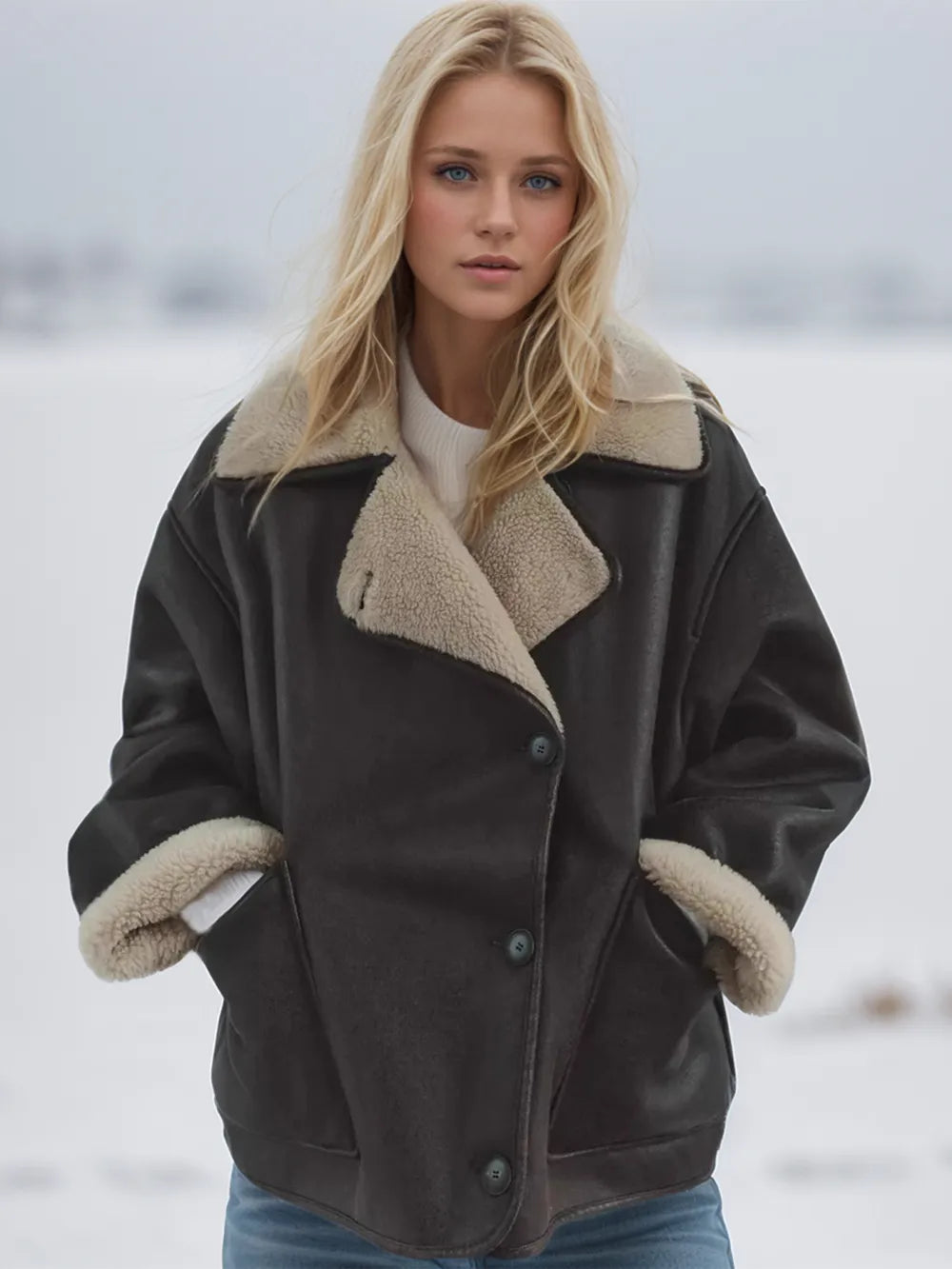 Veste en peluche