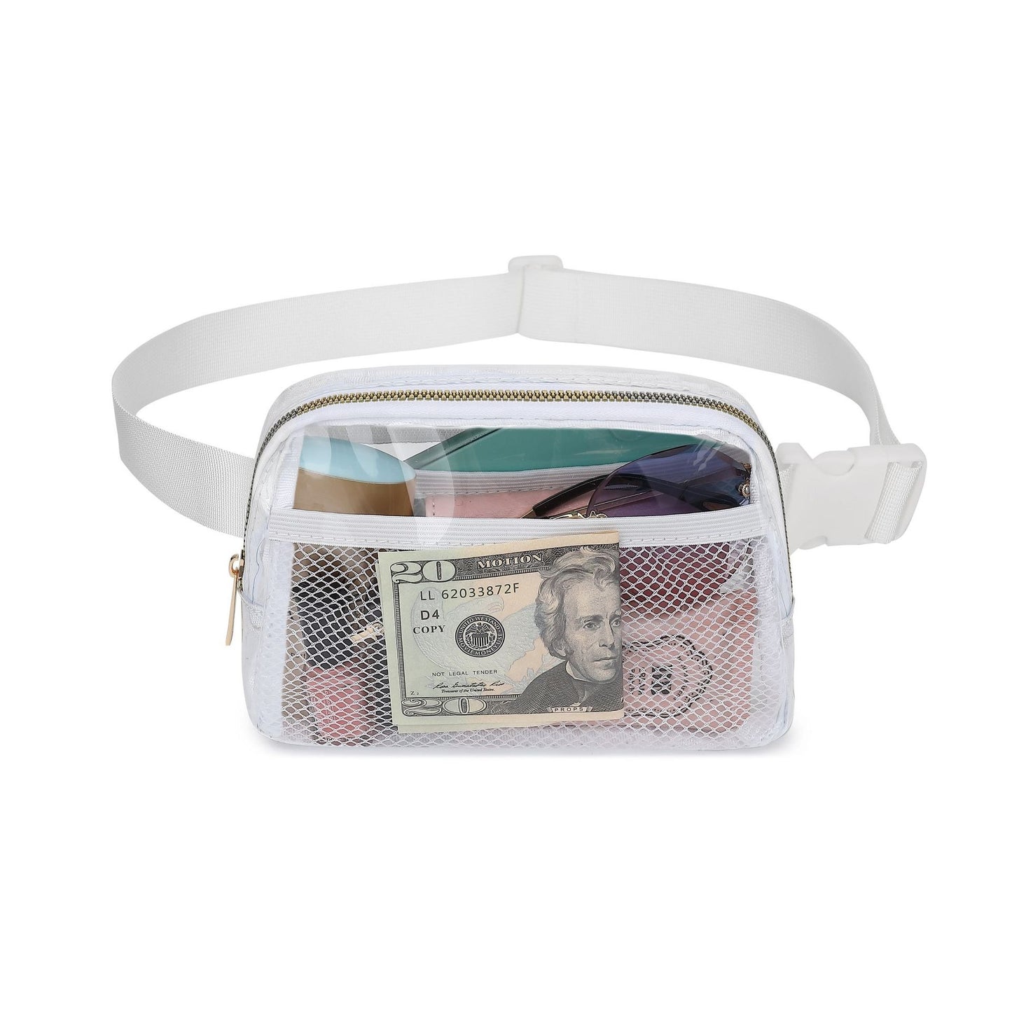 Sac banane transparent