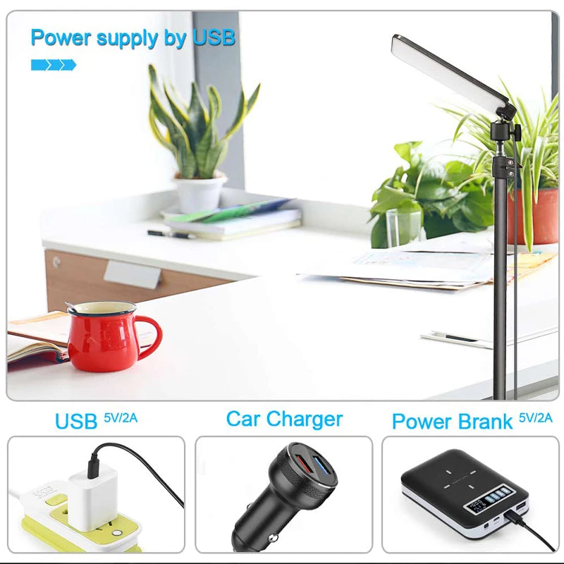 Lampe LED portable avec trépied
