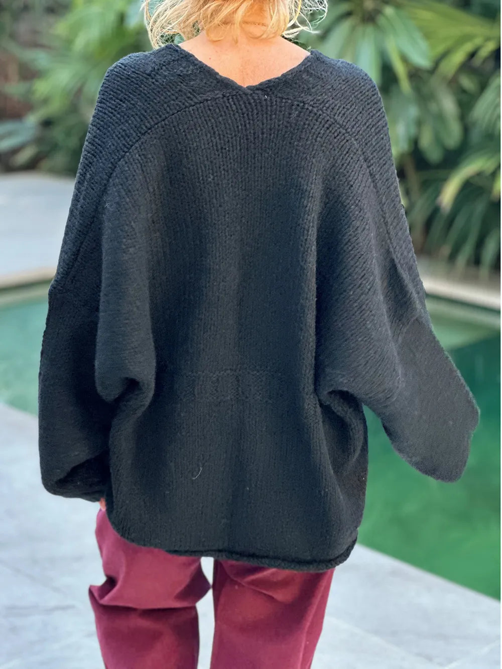 Cardigan col V