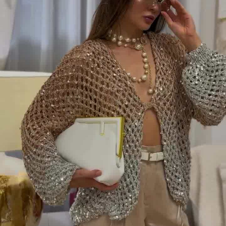 Cardigan tricoté