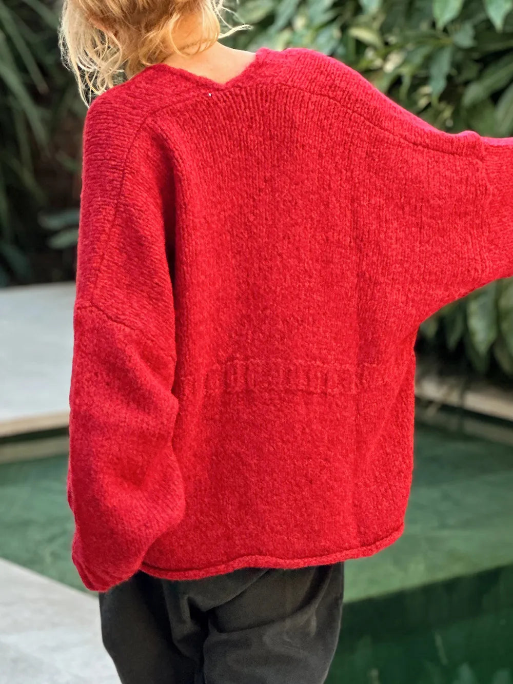 Cardigan col V