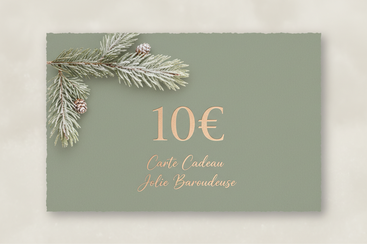 Carte cadeaux Jolie Baroudeuse