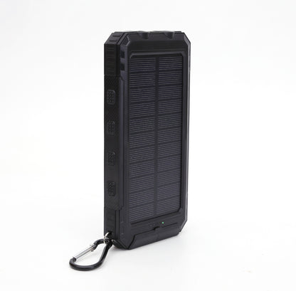Ultradünne Solar-Powerbank mit Kompass und LED-Licht