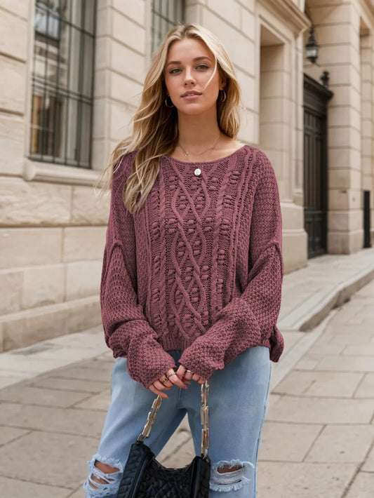 Pull à col rond