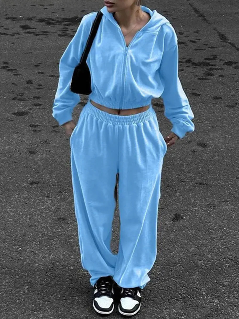 Ensemble sweat zippé et pantalon