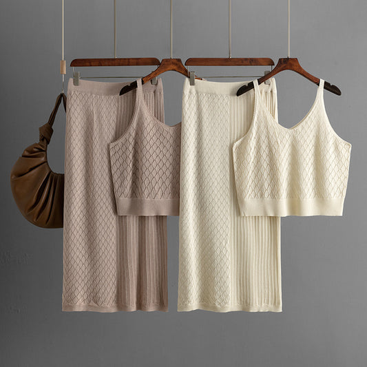 Ensemble jupe et top à bretelles