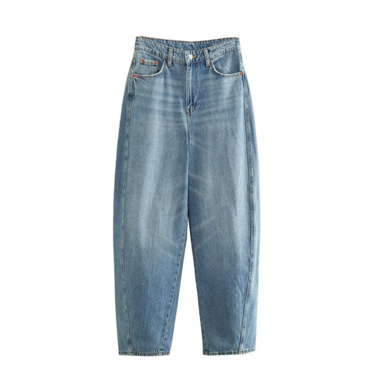 Jean taille haute droit