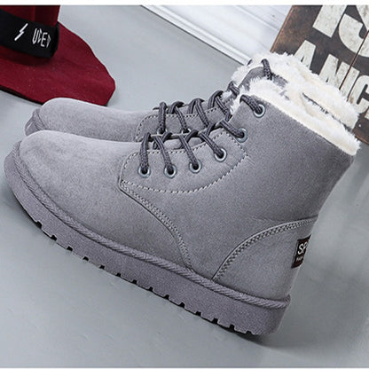 Fur-lined ankle boots