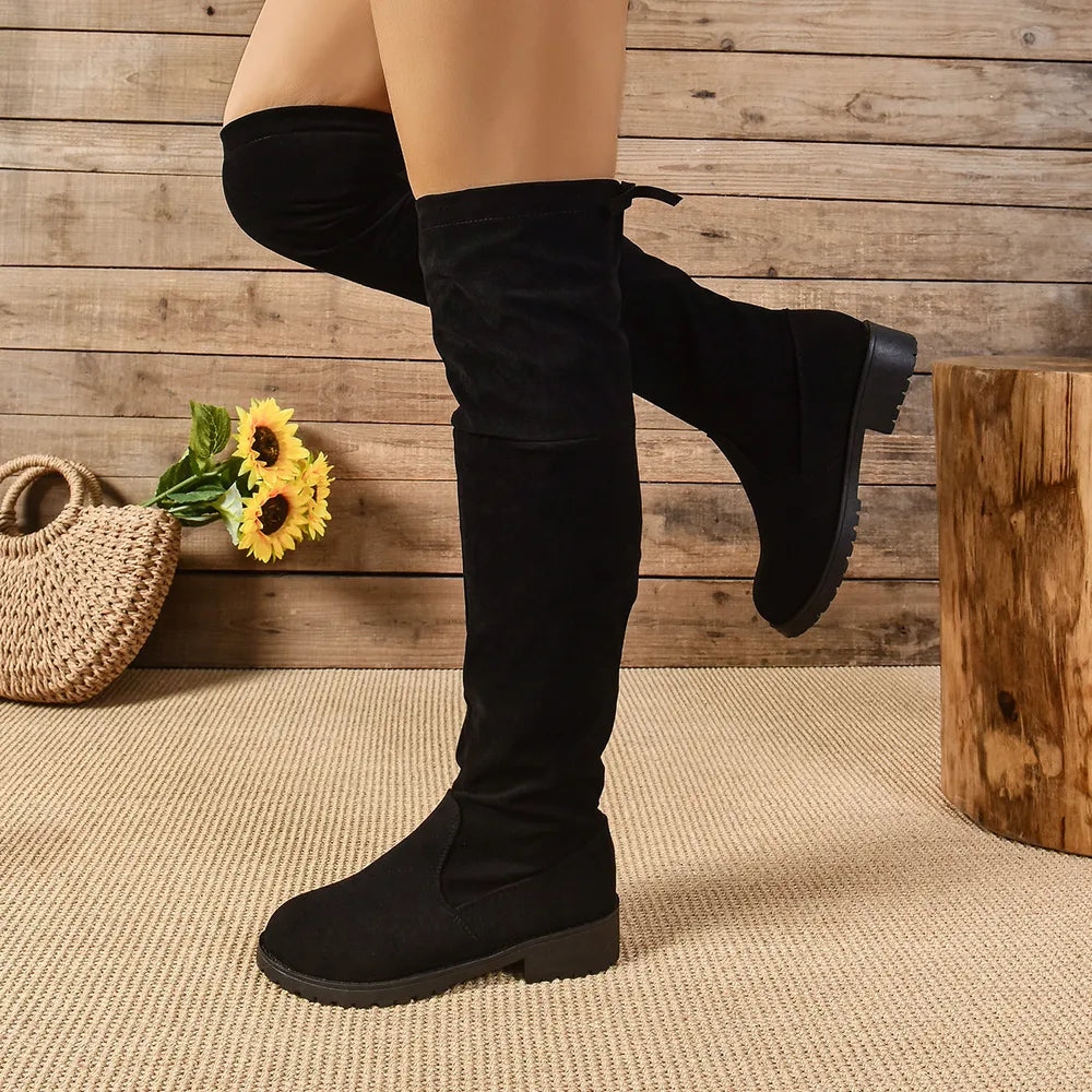 Bottes à bout rond