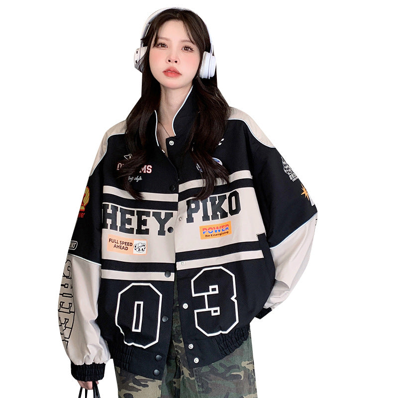 Veste rétro motard