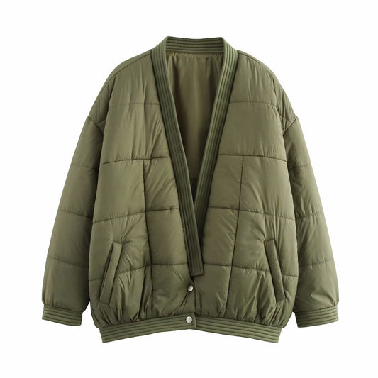 Veste coton kaki