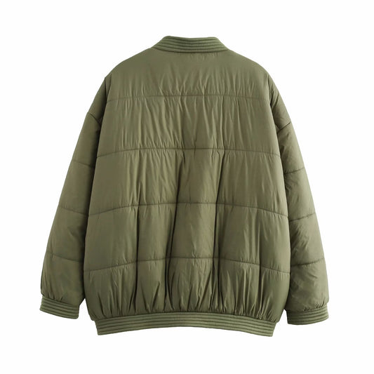 Veste coton kaki