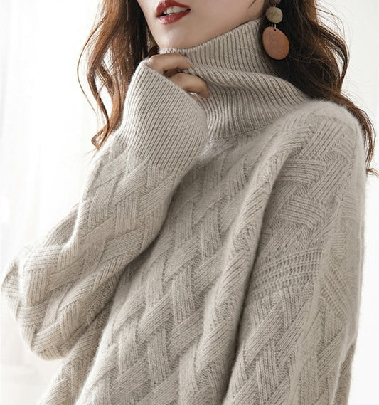 Pull col roulé Aurora