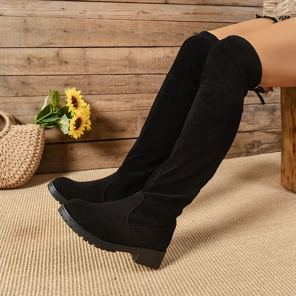 Bottes à bout rond