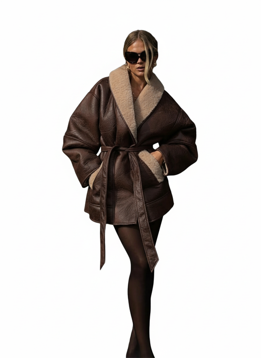 Manteau Anya avec fond blanc